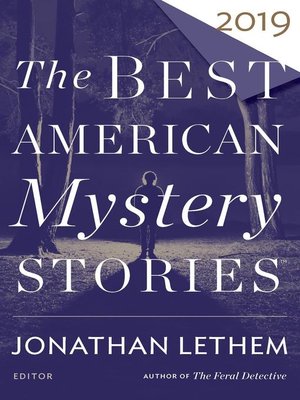 cover image of The Best American Mystery Stories 2019